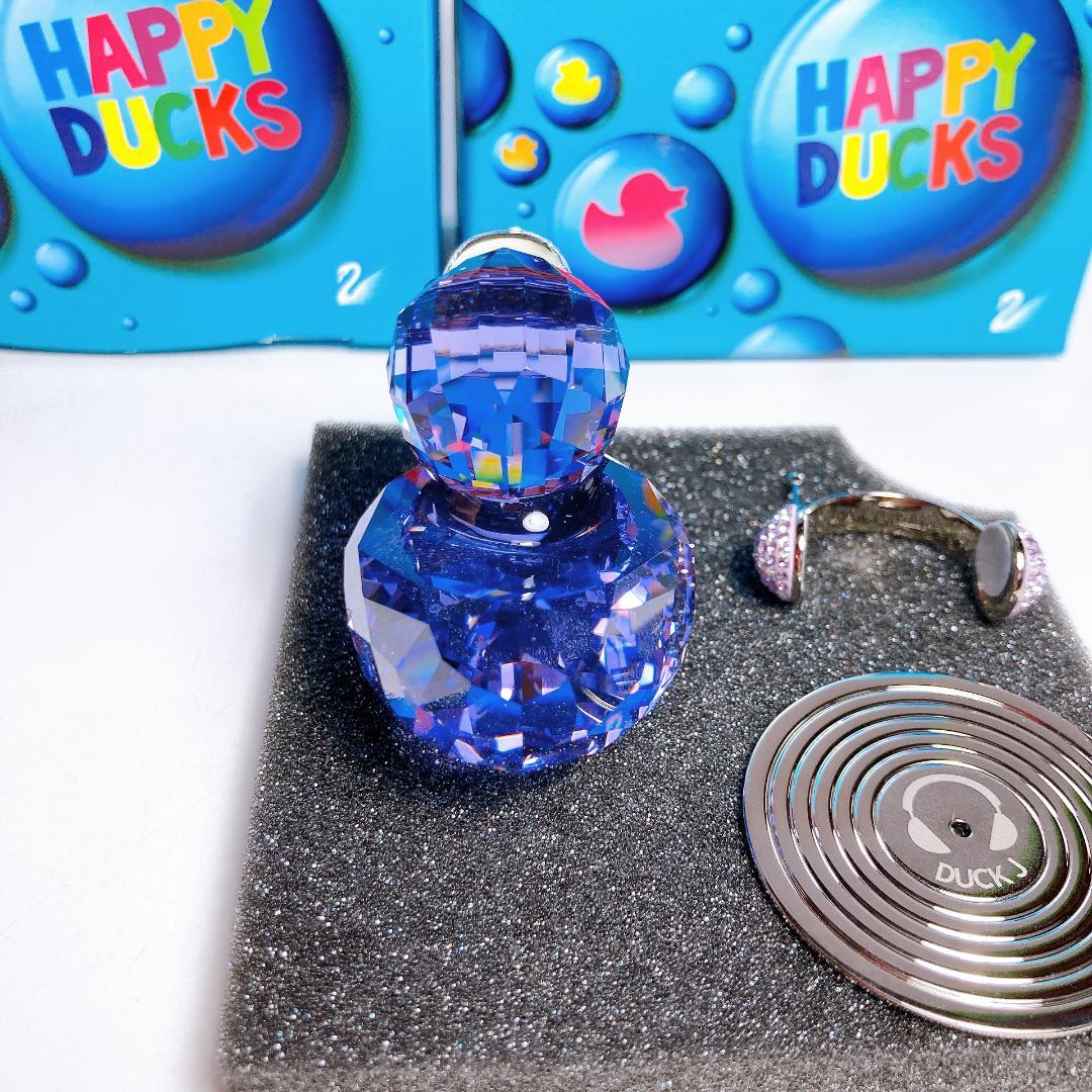 スワロフスキー Happy Duck ハッピーダック DJパープル　|4175|