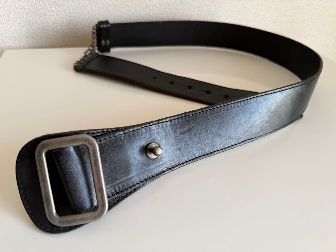 Maison Martin Margiela 11 チェーン付きレザーベルト