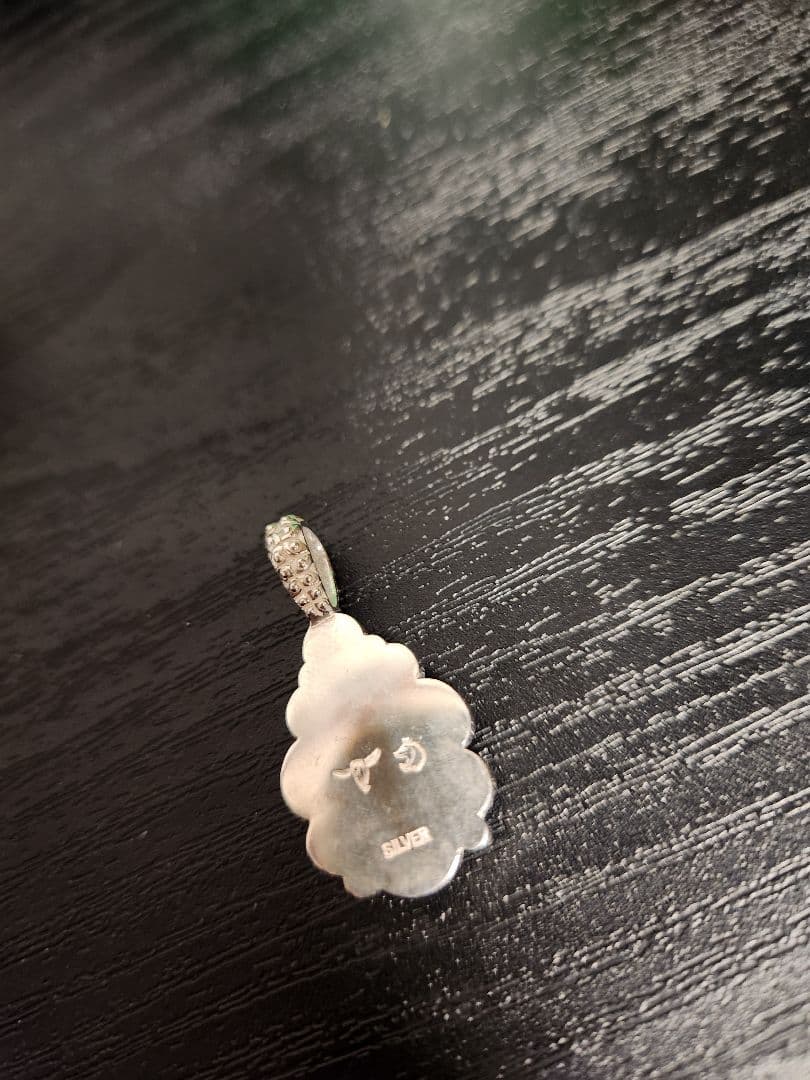 tady&king ネイティブティアドロップペンダントトップSV 大 ターコイズ