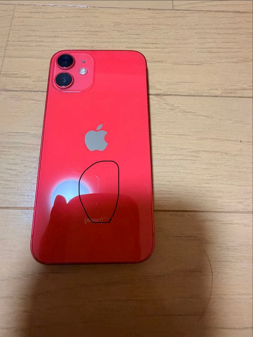 iPhone 12 mini本体 赤　Red