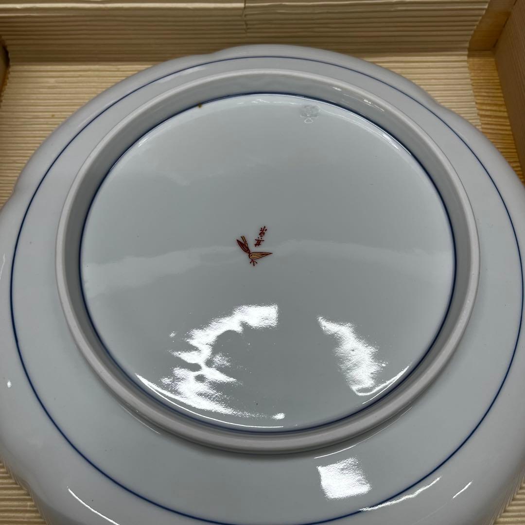 賞美堂本店　有田焼　其泉窯　其泉　盛り皿　新品