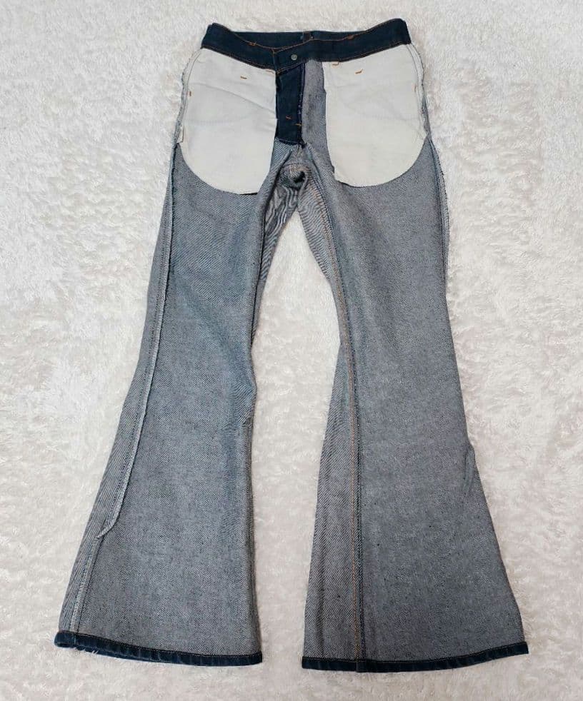 米国製 70s〜80s Levi’s 784 ベルボトム scovill 裏35