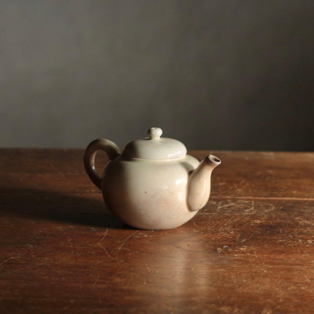 白薩摩 急須 後手 煎茶道具 古道具 アンティーク 古美術 酒注ぎ