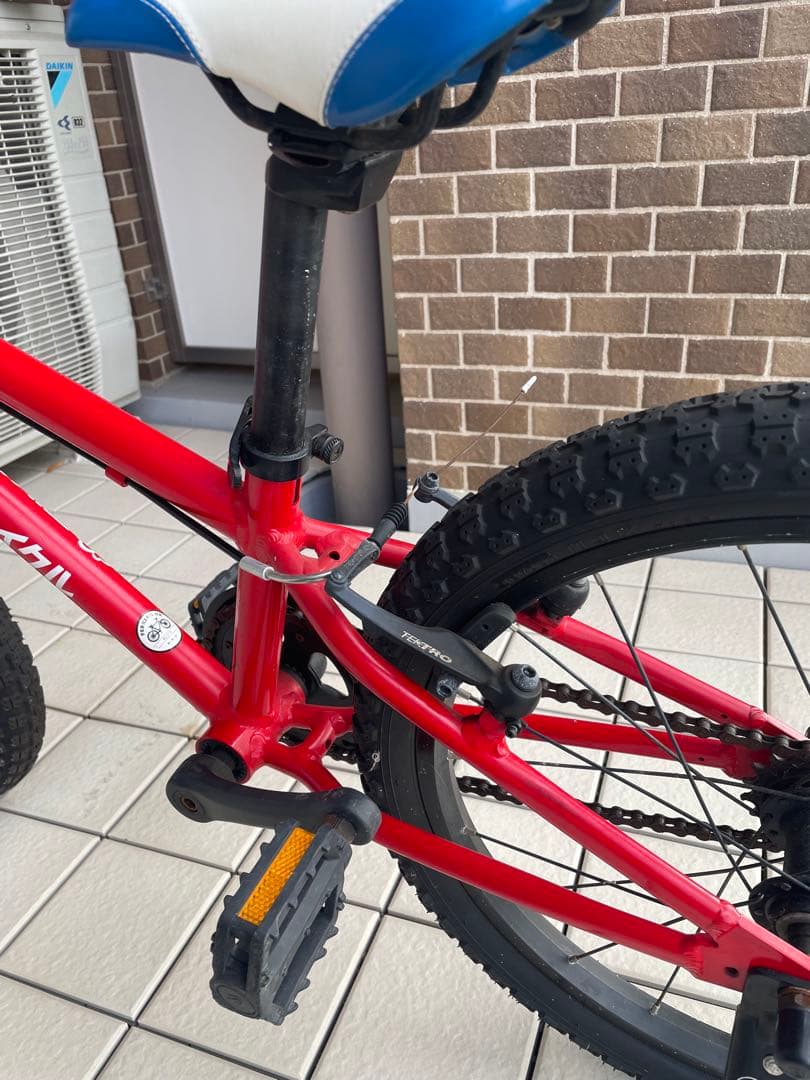 YOTSUBA CYCLE 20インチ キッズバイク 赤青 神戸市でお渡し