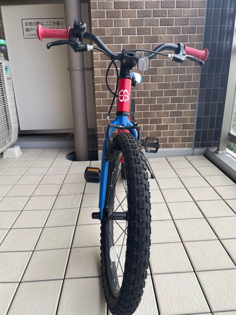 YOTSUBA CYCLE 20インチ キッズバイク 赤青 神戸市でお渡し