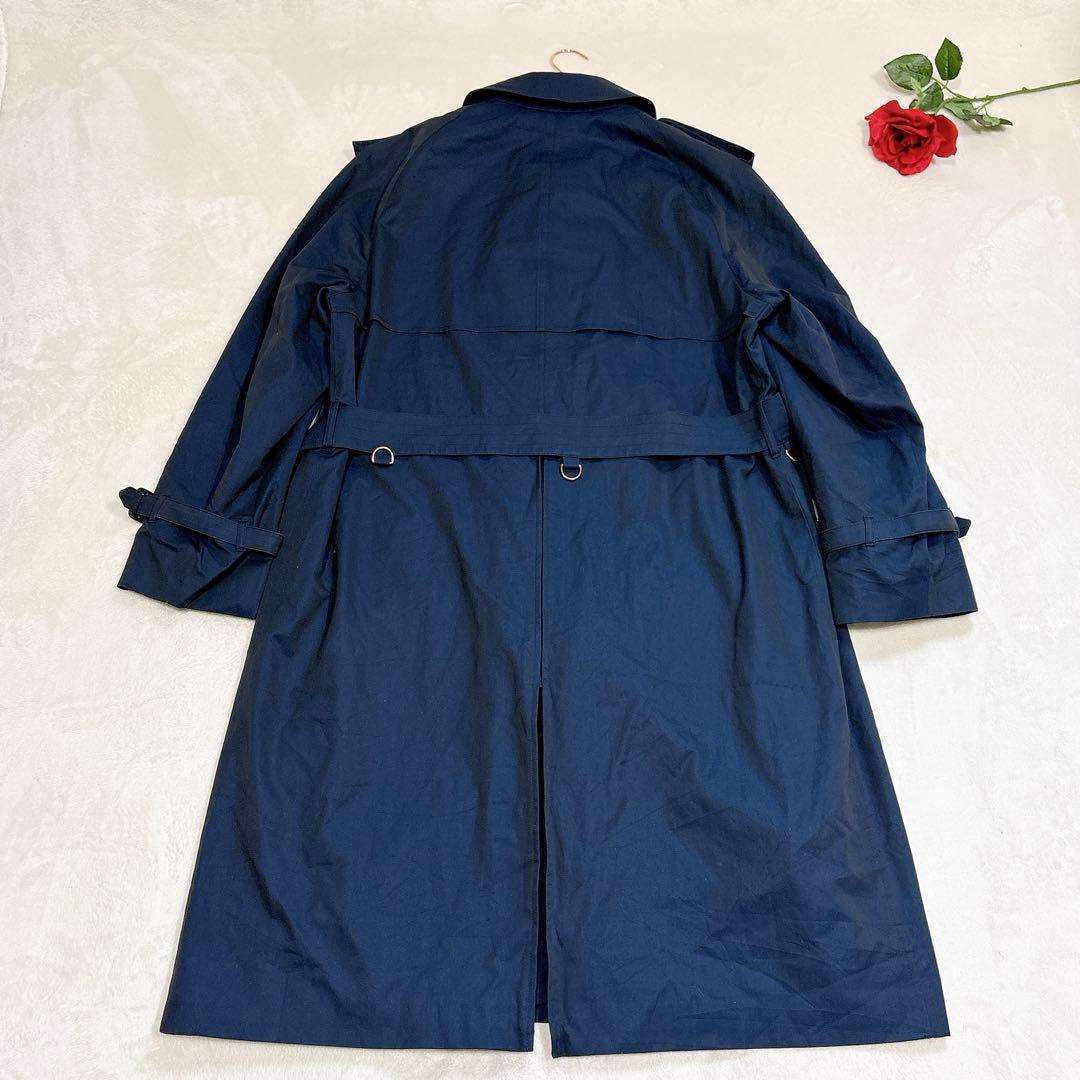ほぼ未使用✨　アクアスキュータム　トレンチコート　ネイビー　44 XXXL