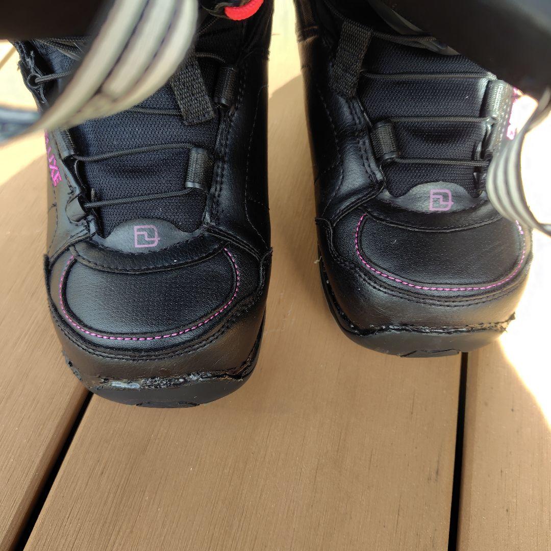 BURTON　キッズスノーボードセット　130cm　バートン　サロモンバイン付