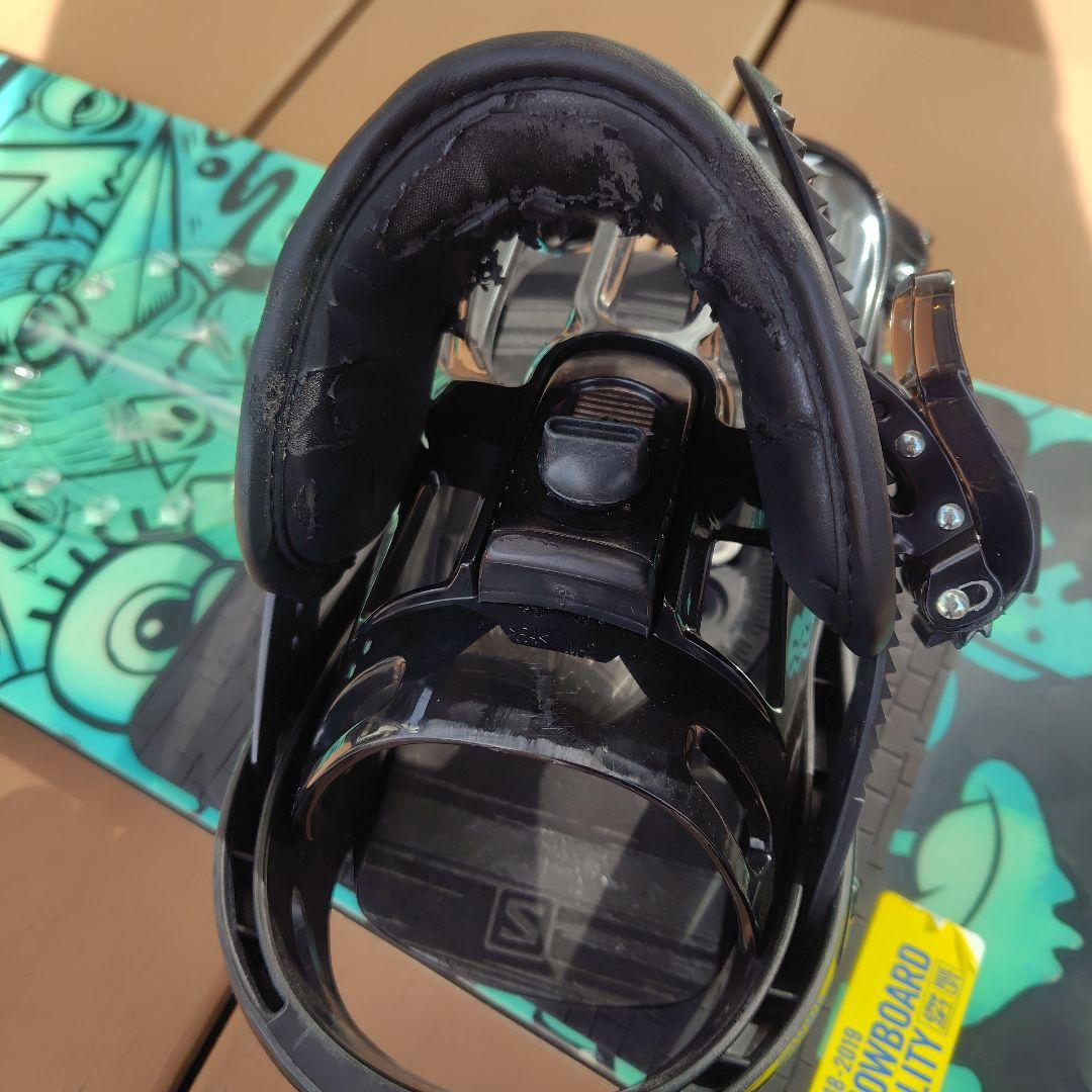 BURTON　キッズスノーボードセット　130cm　バートン　サロモンバイン付