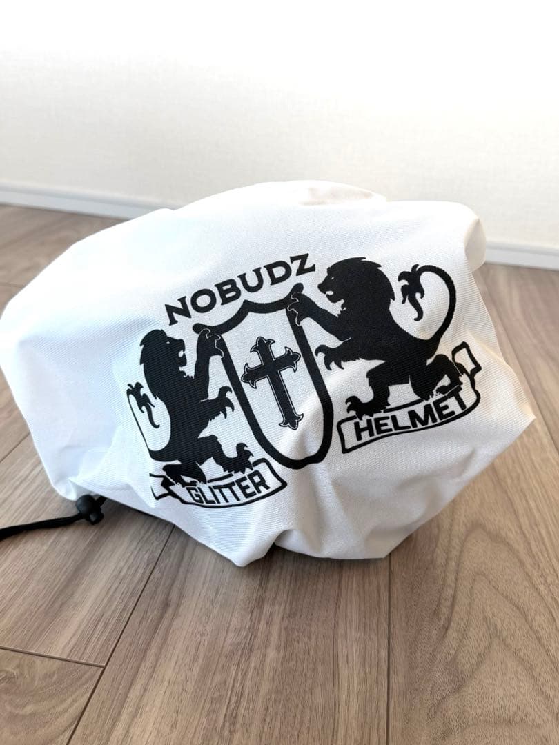 NOBUDZ ノーバッツ　ジェットヘルメット BLUE FLAKE ブルーラメ