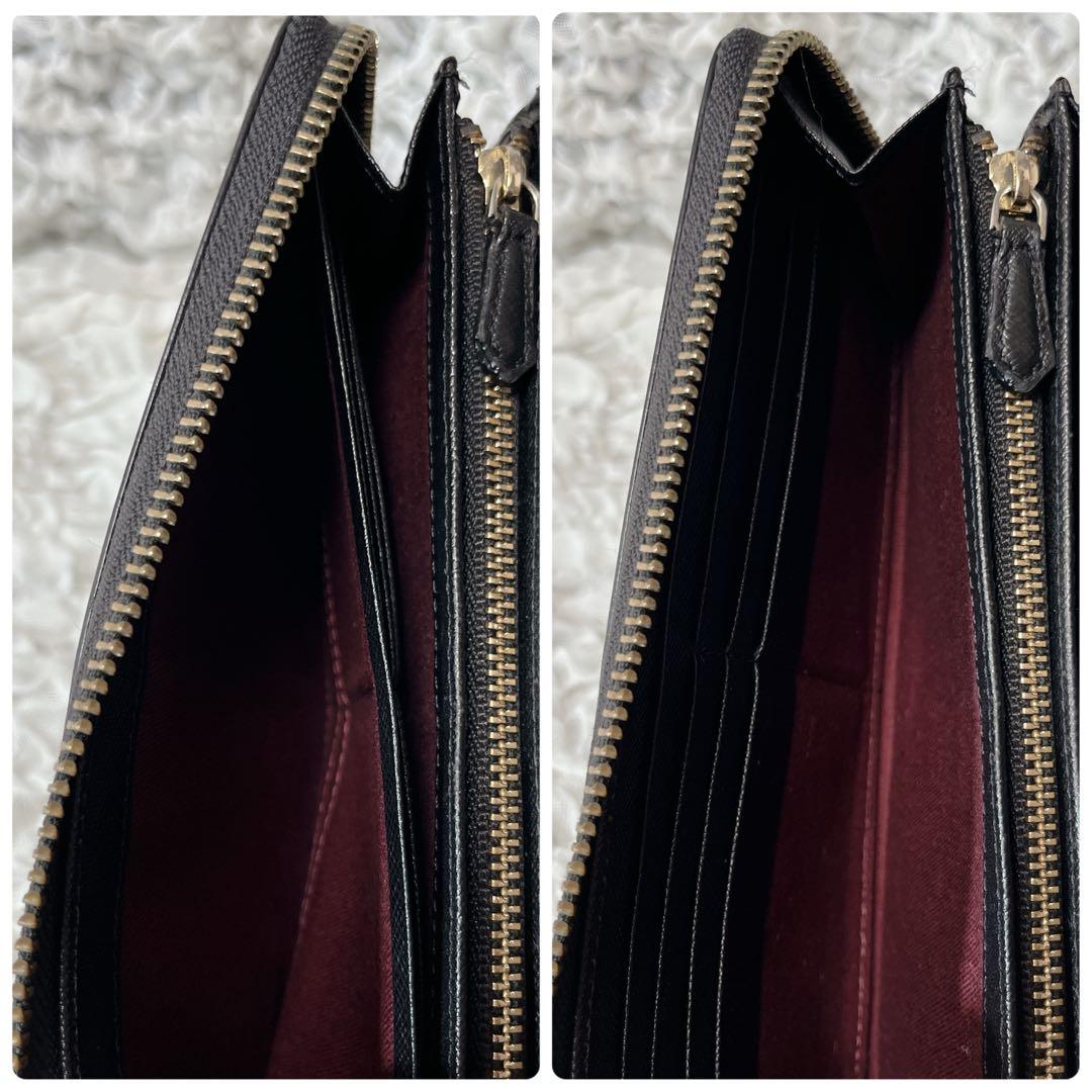 極美品✨Paul Smith ラウンドファスナー 長財布 マルチストライプ