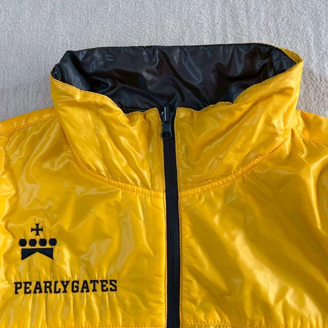 極美品　パーリーゲイツ　リバーシブル　中綿　スニード　ブルゾン　ネイビー