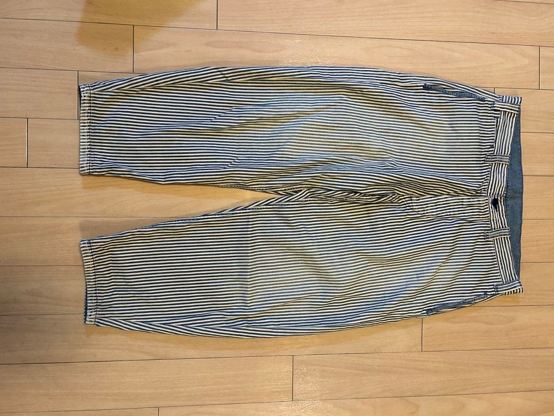 porter classic ポータークラシック　サマーヒッコリーパンツ　XL