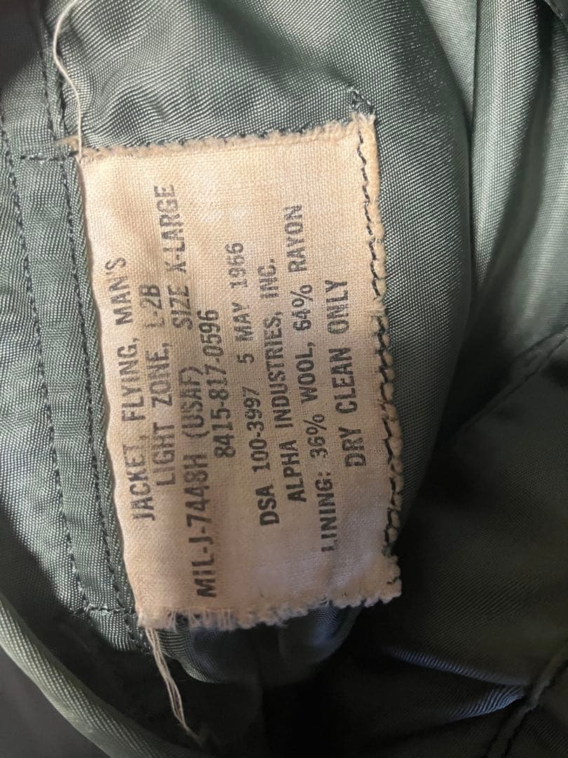 60s L2Bジャケット　実物