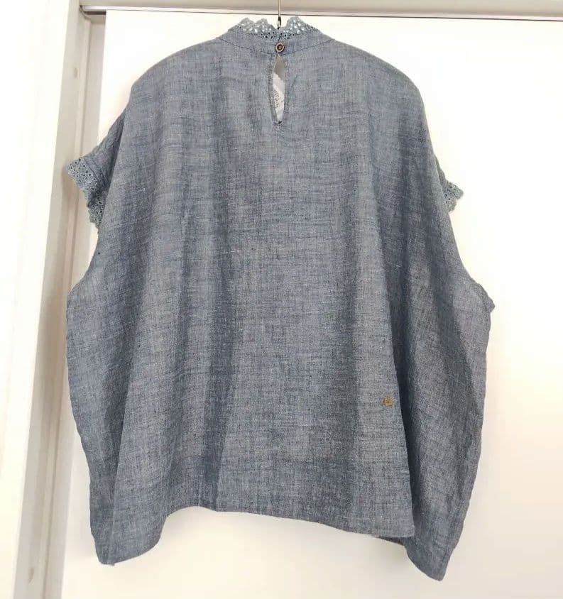 45r フォーティファイブアール フェザーカディカットワークフリルのMシャツ