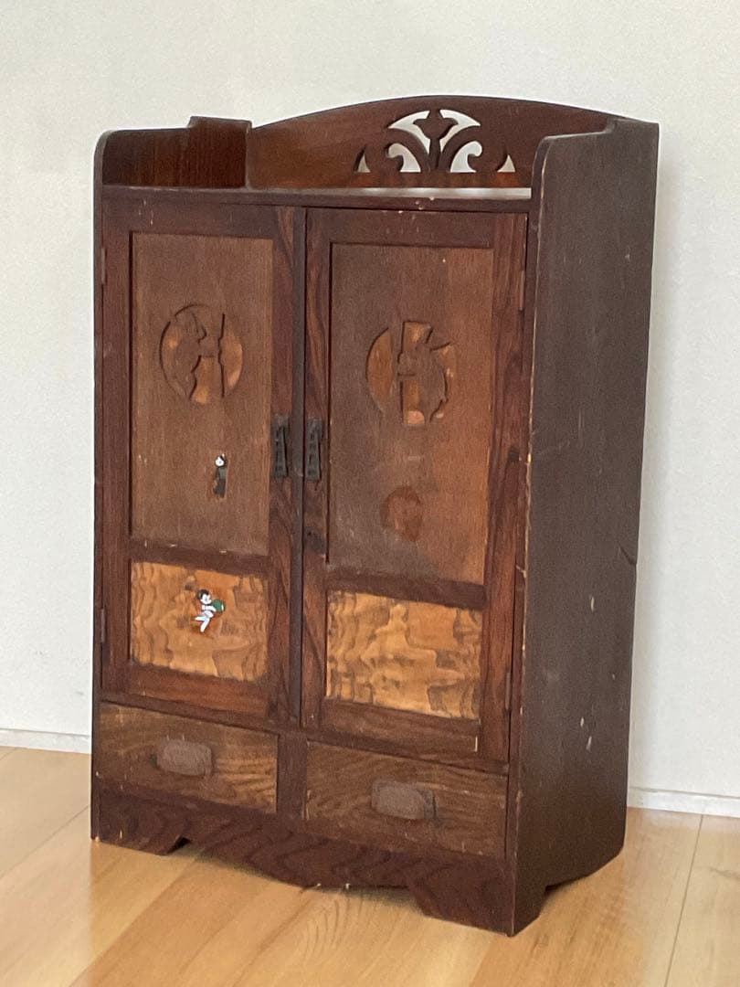 アンティーク家具　うさぎの本箱　収納　昭和レトロ　古道具