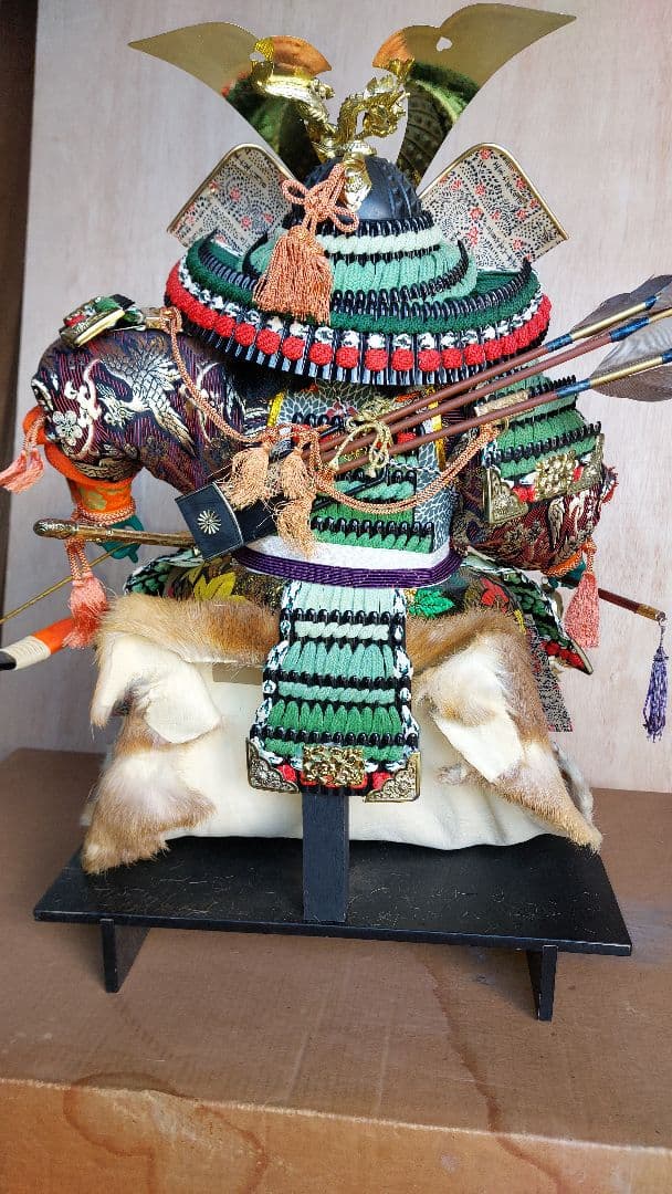 秀月　五月人形 武士の鎧姿 約60cm