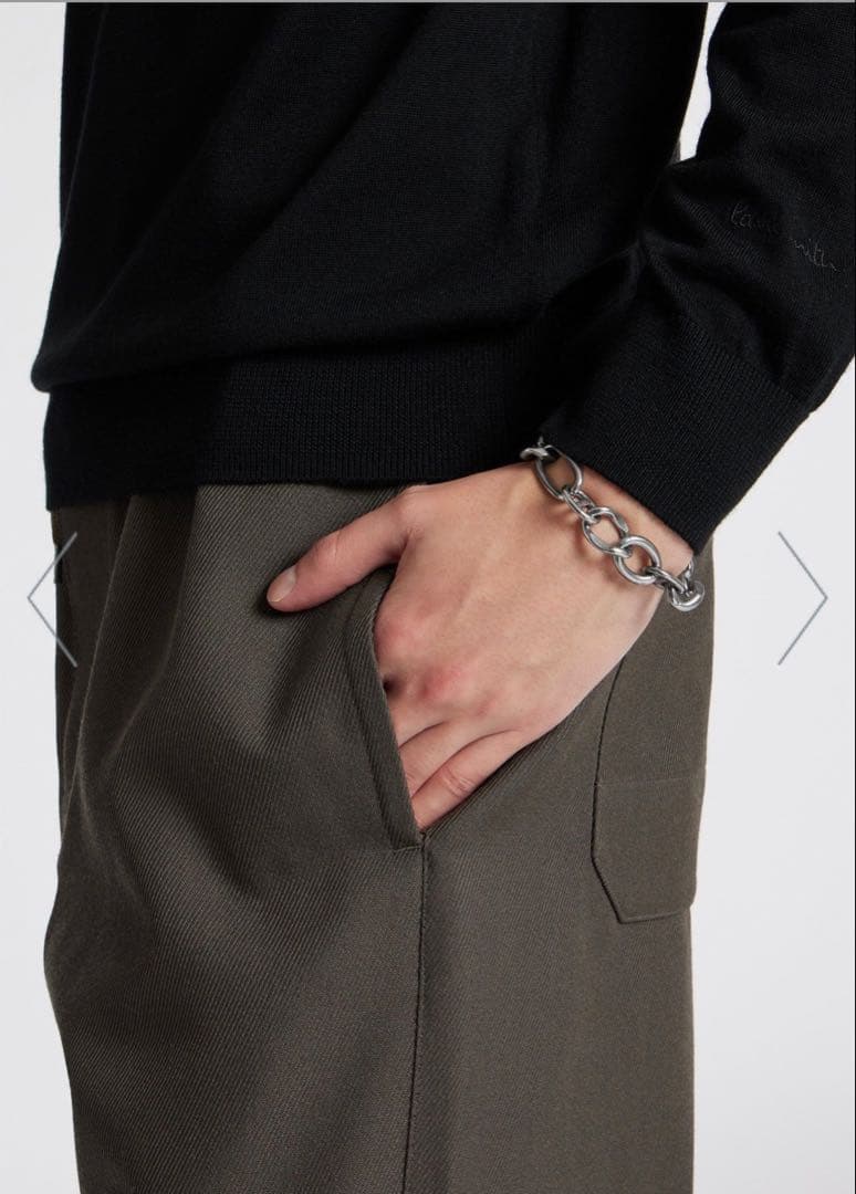 Paul Smith \"Mixed Chain\" マンテル チェーンブレスレット