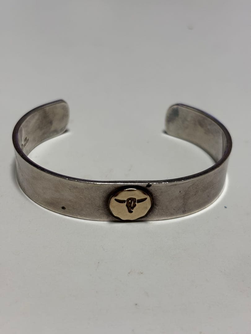 TADY&KING [SV925&K18] 平打ちバングルGPロングホーン