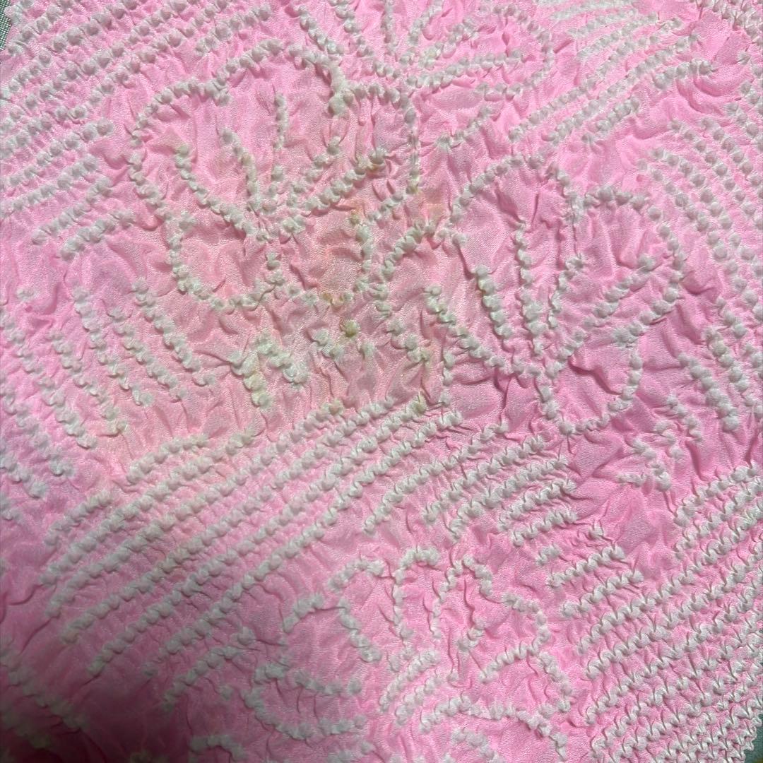 七五三　7歳　着物セット　紫　蝶々