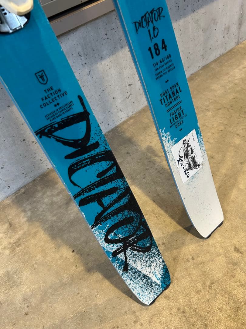 Faction Dictator 1.0 184cm ビンディング付き