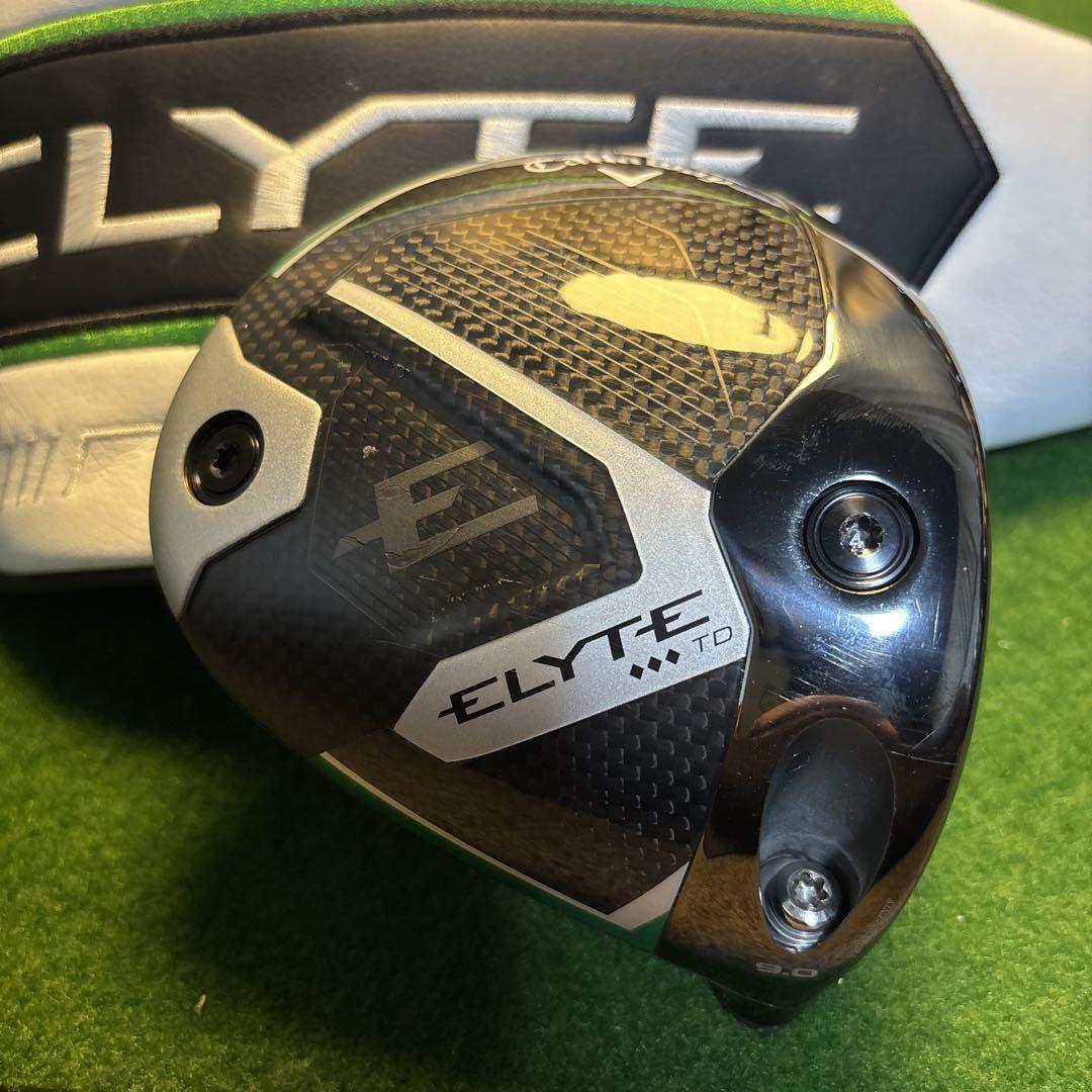 希少 ELYTE エリート トリプルダイヤモンド TD 9度 ドライバーヘッド