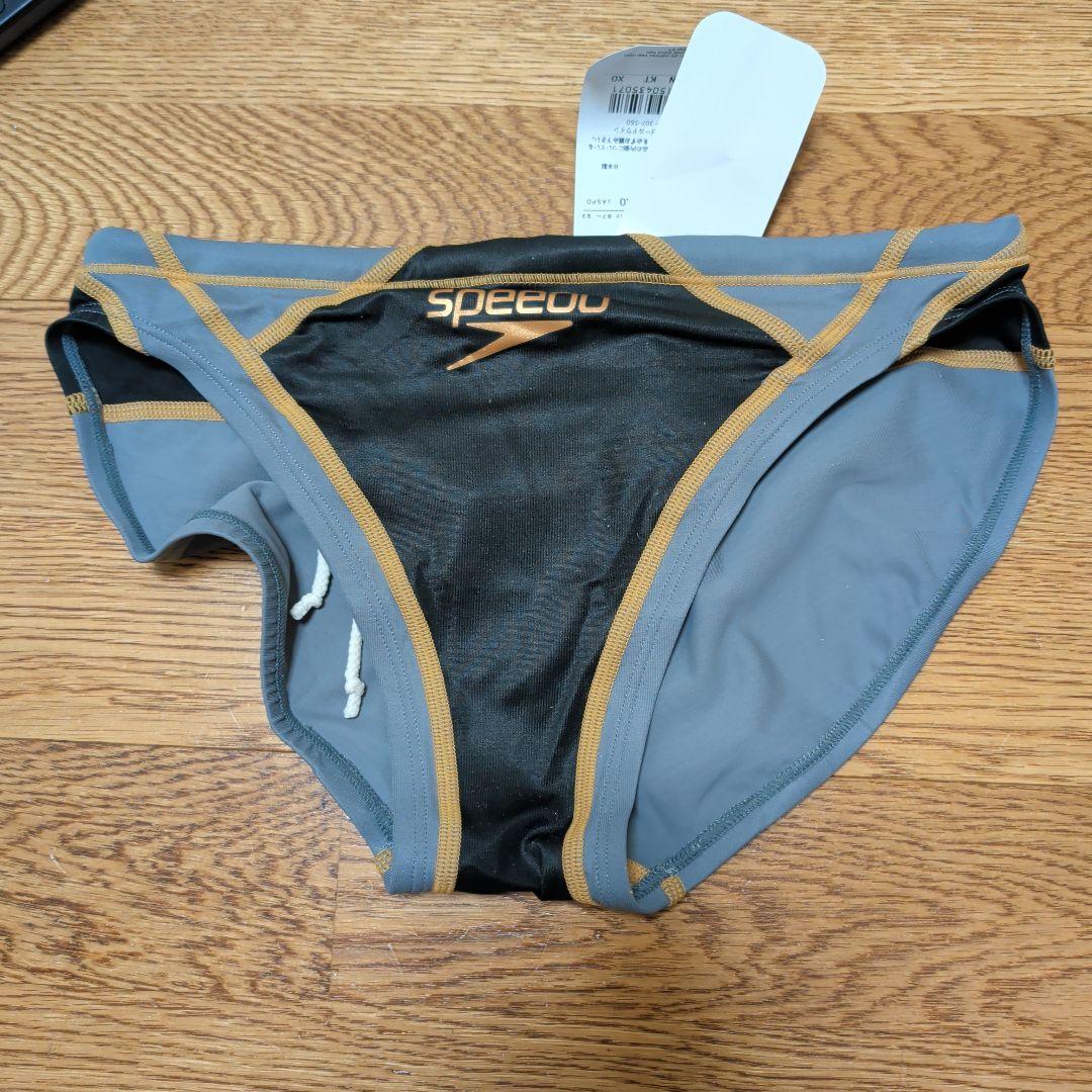 speedo 競泳用水着 グレー・黒