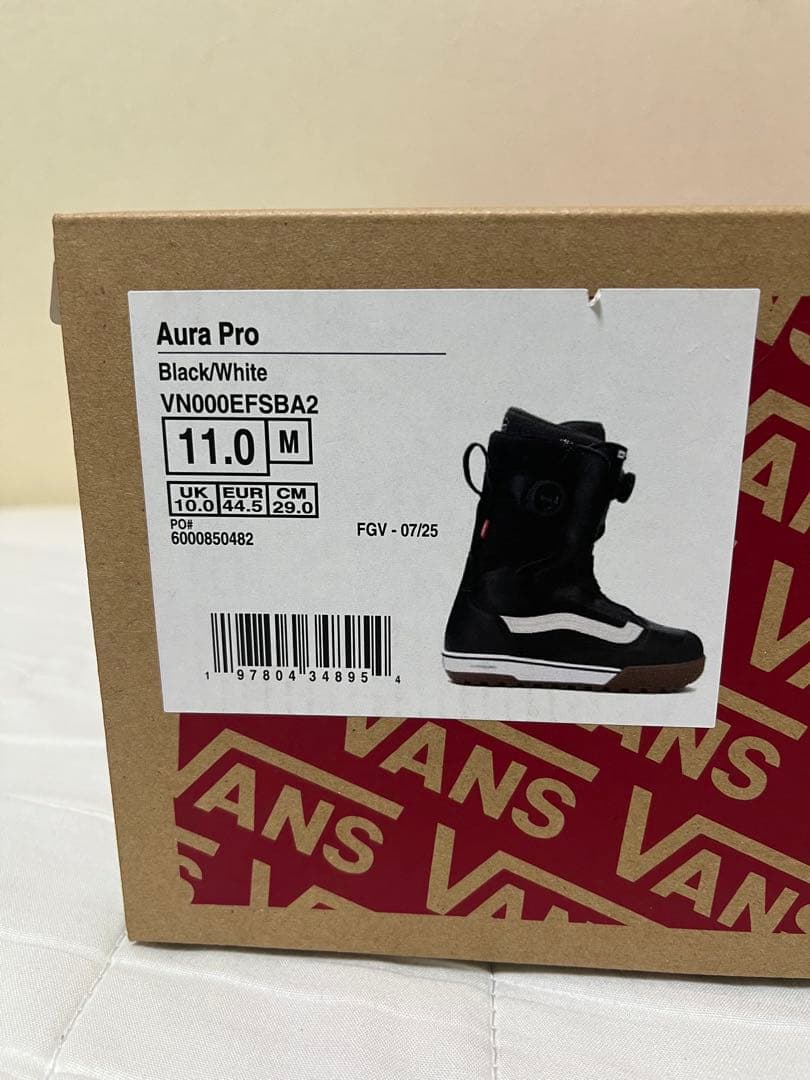 新品未使用今期モデルVans Aura Pro スノーボードブーツ 29.0cm