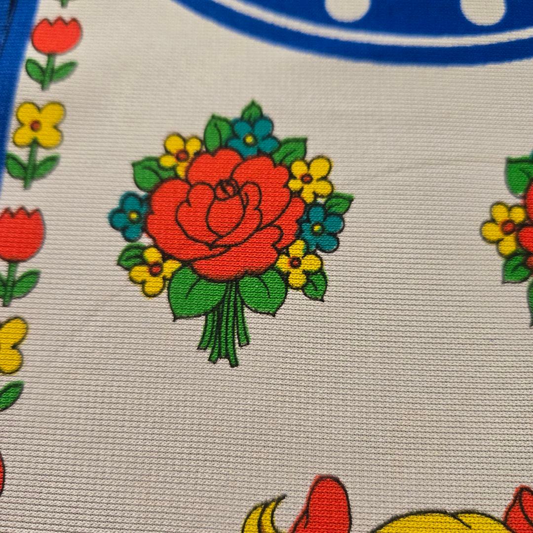 キャンディキャンディ　のれん　青系　2枚セット　昭和レトロ　新品