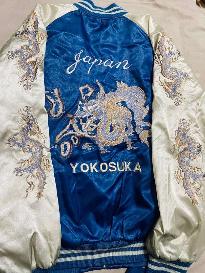JUNGLE STORM 美品 日本製 スカジャン ドラゴン刺繍 限定版