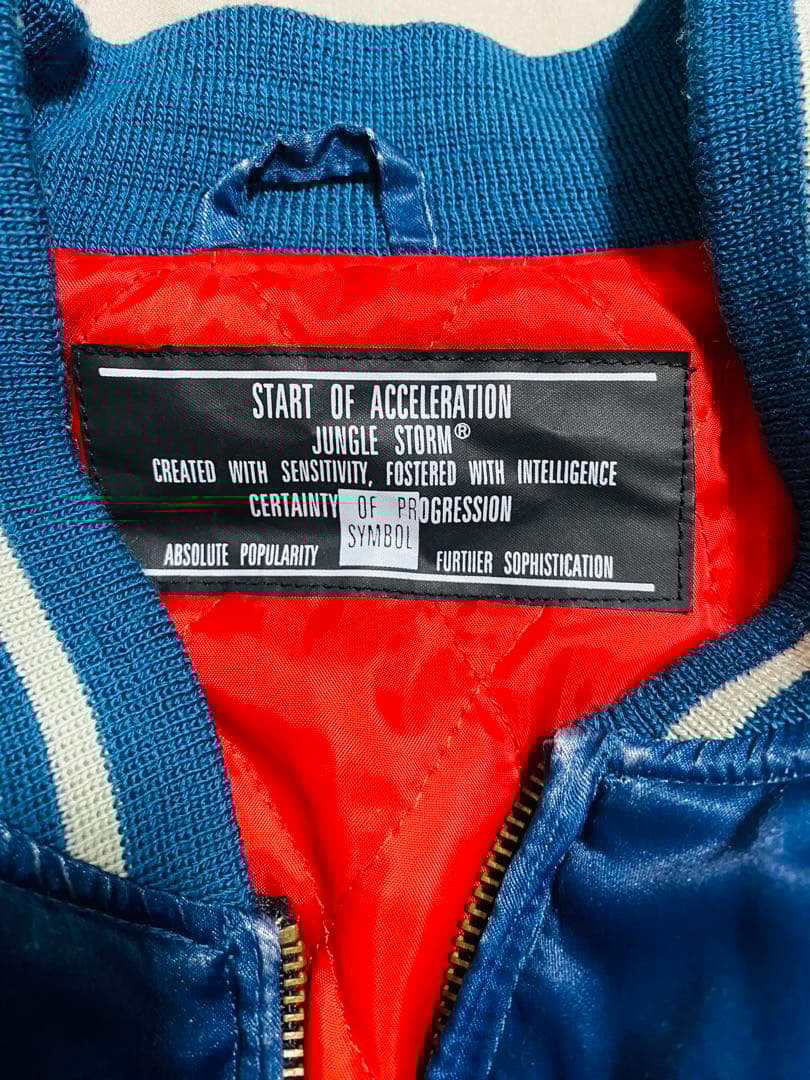 JUNGLE STORM 美品 日本製 スカジャン ドラゴン刺繍 限定版