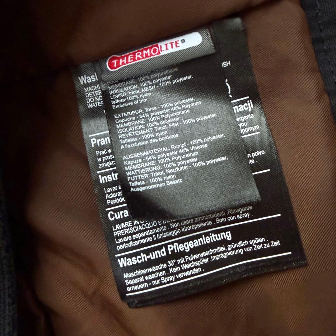 BURTON バートン スノボードウェア ブラック 黒 サーモライト フード