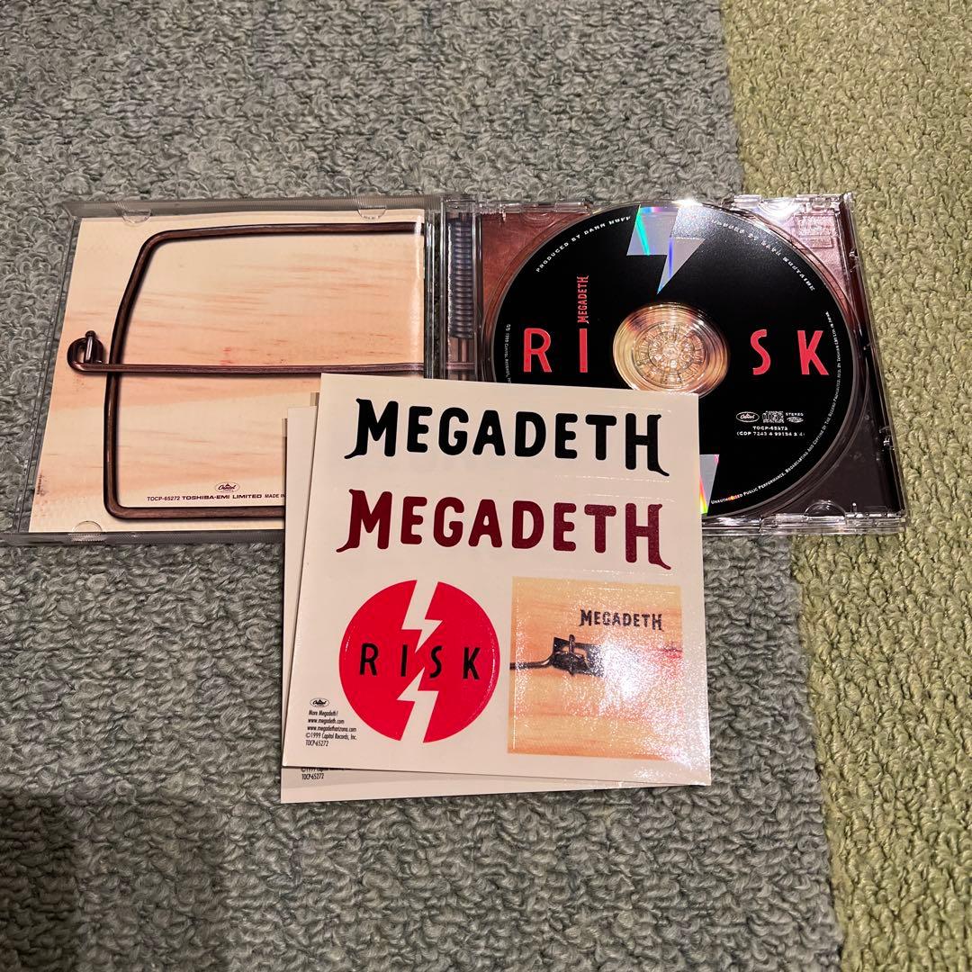 国内初回特典有盤含むMEGADETH国内帯付 CD ９枚セット