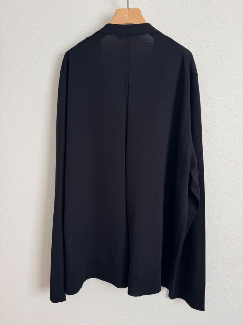 ザロウTHE ROWメンズ ウールシルクニットBLACK