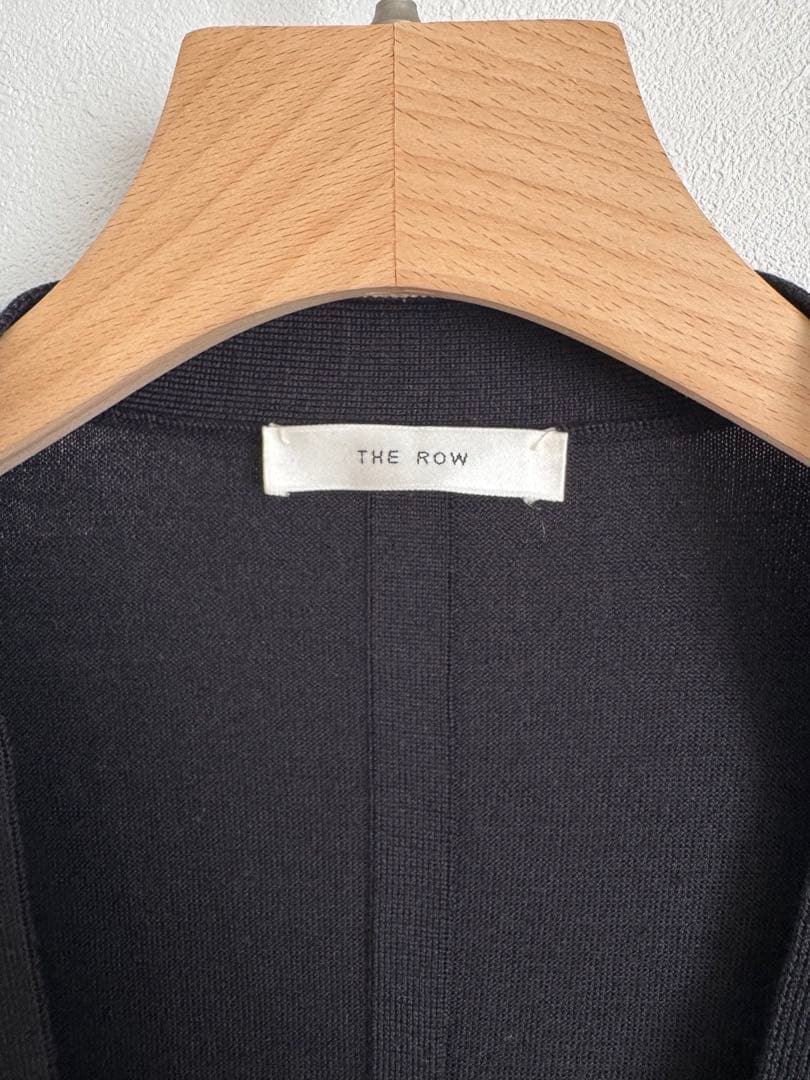 ザロウTHE ROWメンズ ウールシルクニットBLACK