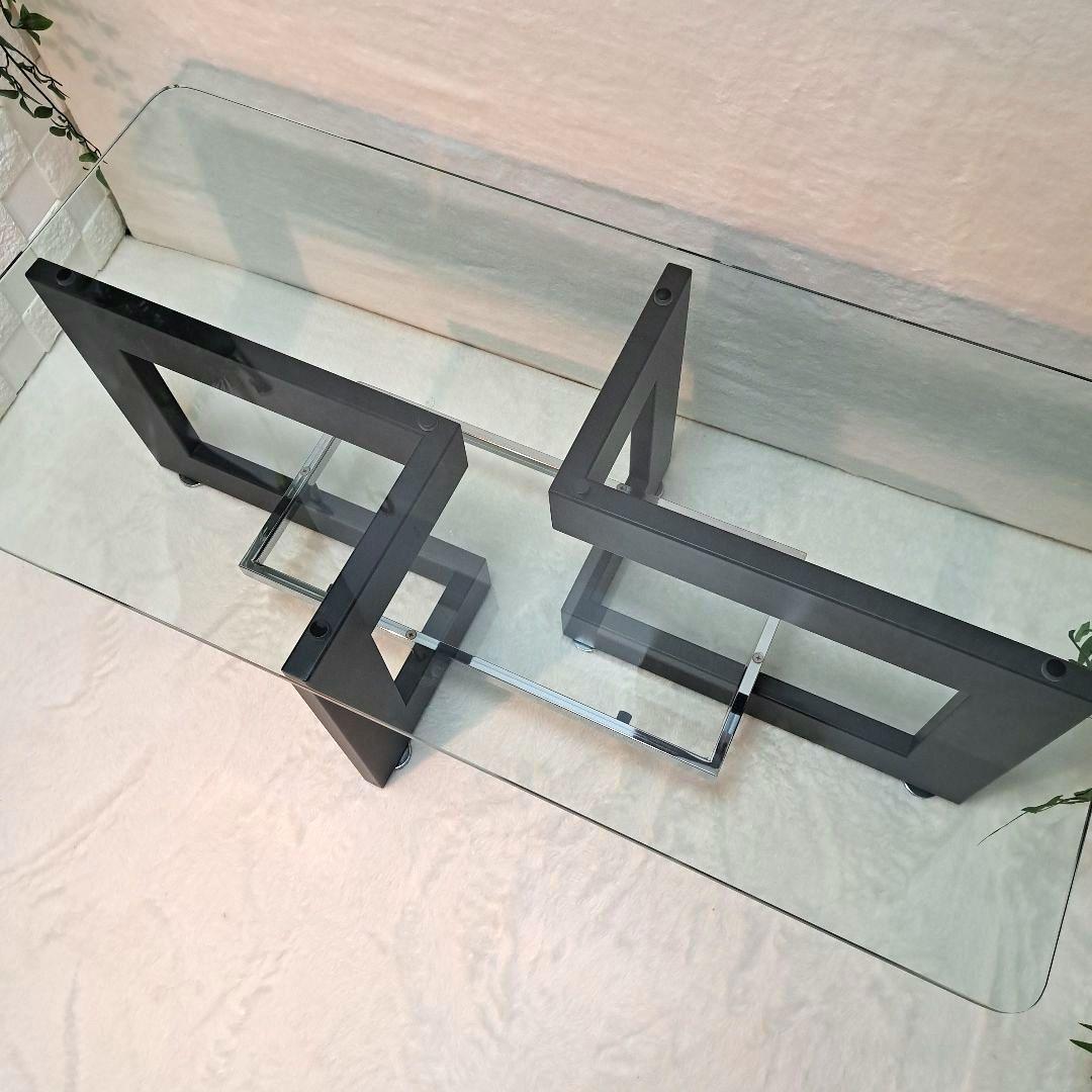 IDC大塚家具 アルテジャパン センターテーブル ローテーブルYGブラックレーム