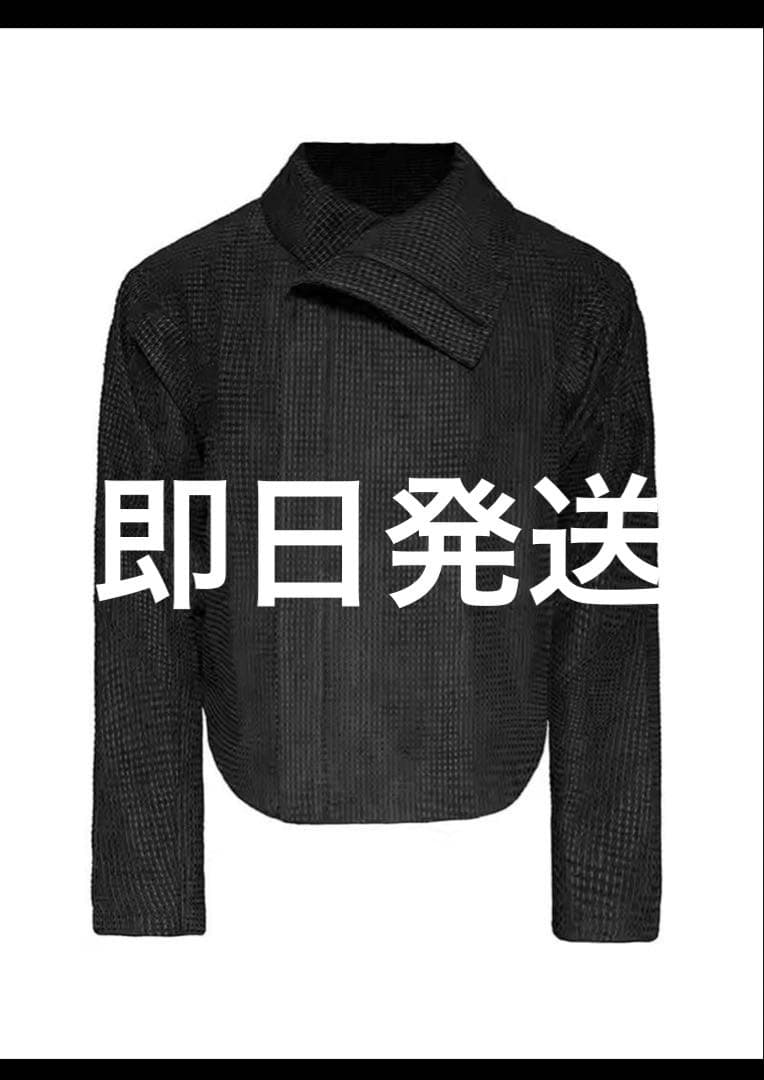 JCAESAR ZIPPER-JACKET WITH H 斜めジップジャケット