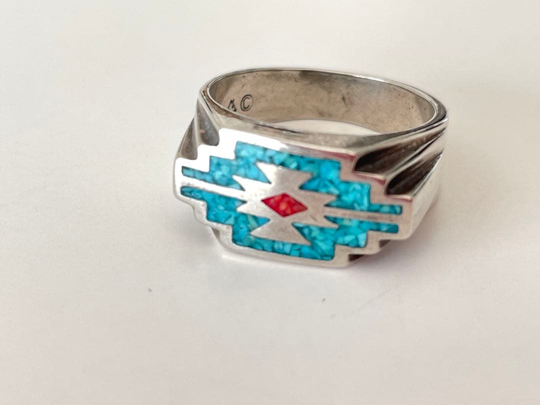 【Harpo】ターコイズ シルバーリング 20号