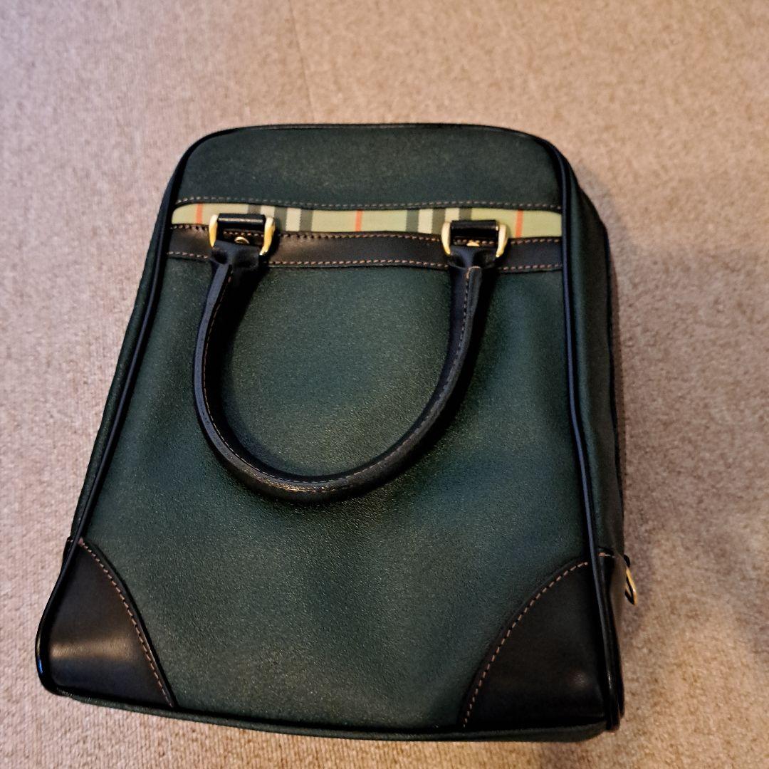 BURBERRY　ダークグリーン キャディバッグ 4分割収納