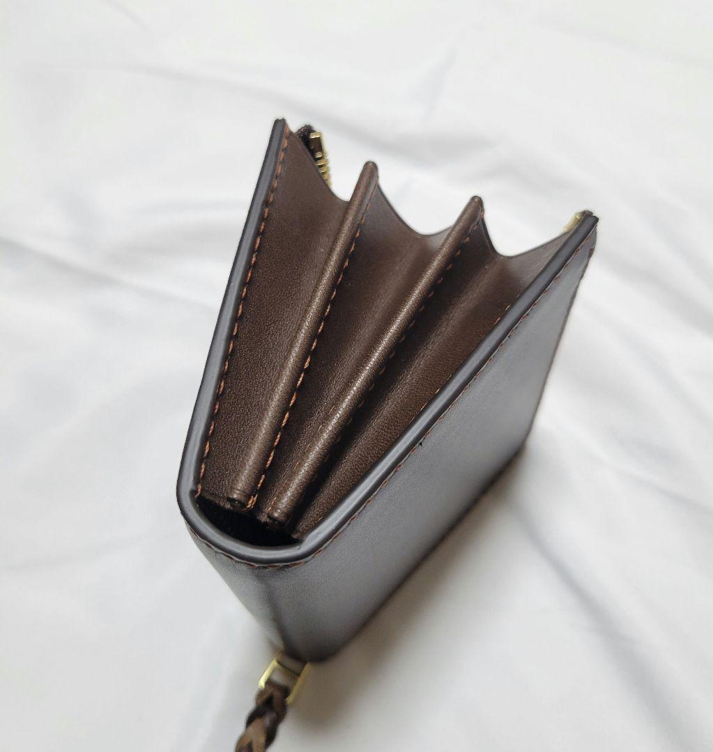 L字ファスナー財布　レザークラフト　ミニ財布　小銭入れ　ハンドメイド