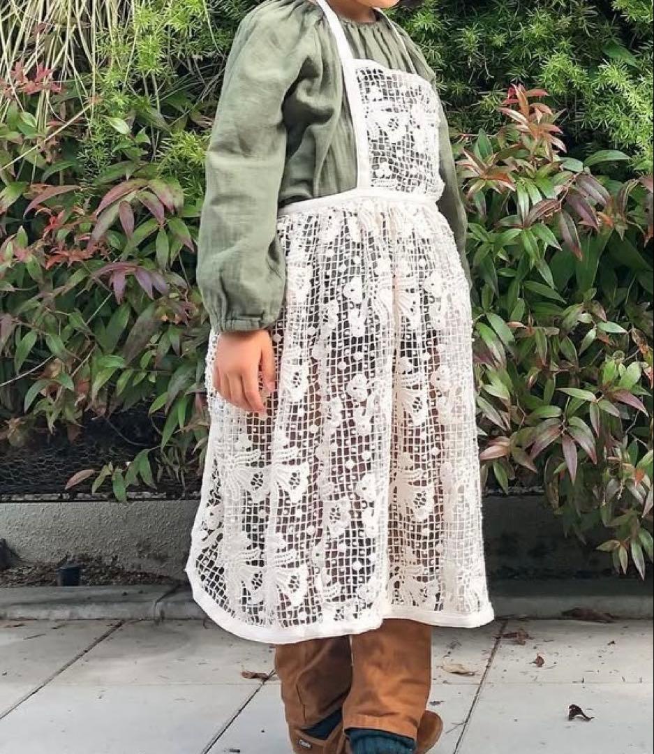 ワンピース LiiLU folk apron 6y