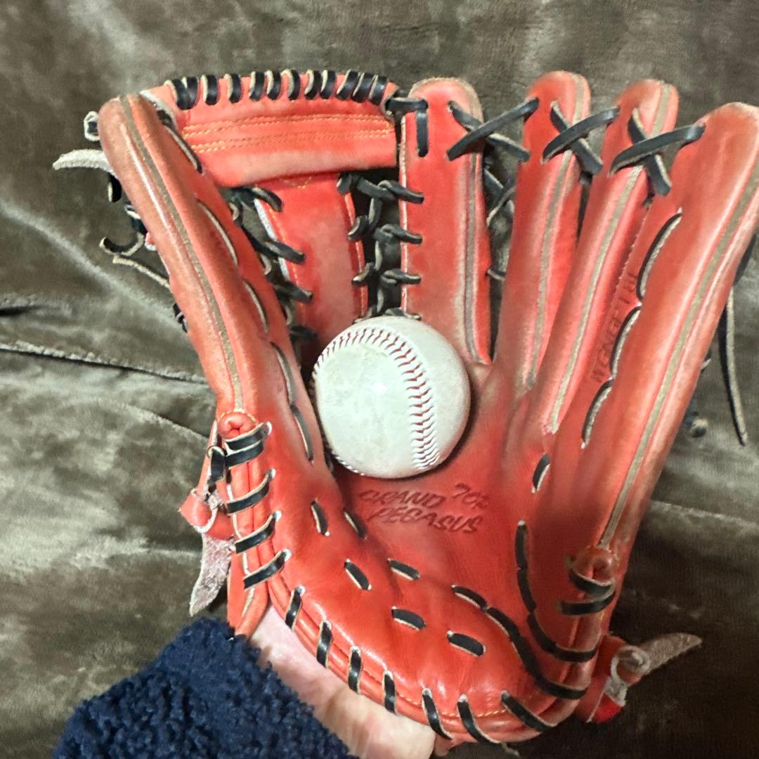 【中古】ワールドペガサス グランドペガサス 外野用 WGNGPT8L 硬軟式兼用