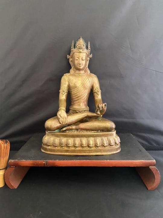 チベット 観音 菩薩 仏像 彫刻 置物 開運 風水 骨董 古美術 アンティーク