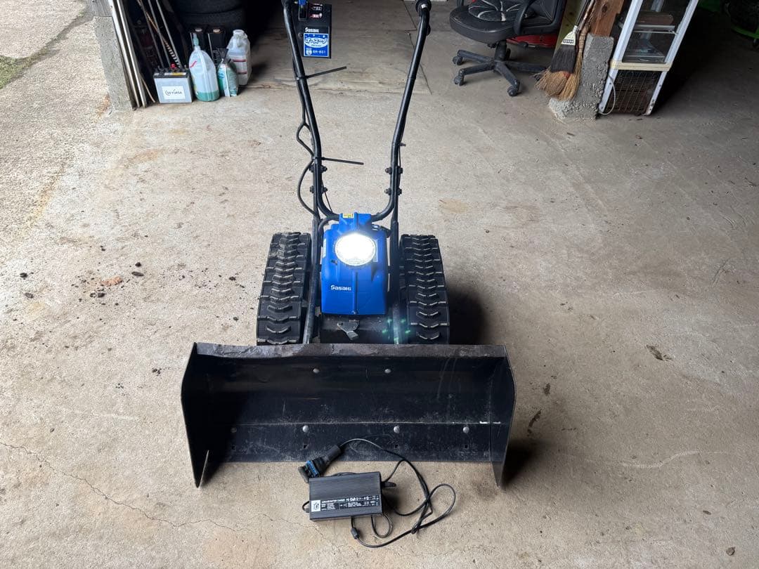 Sasaki ササキ ER-801電動ラッセル除雪機 充電式 除雪幅800mm