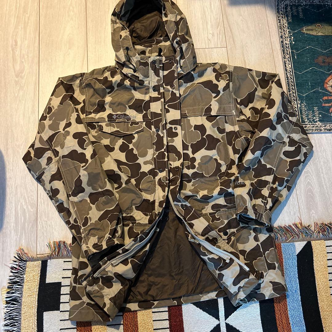 00s コロンビア　チタニウム　ダックハンターカモ　マウンテンパーカー　　迷彩