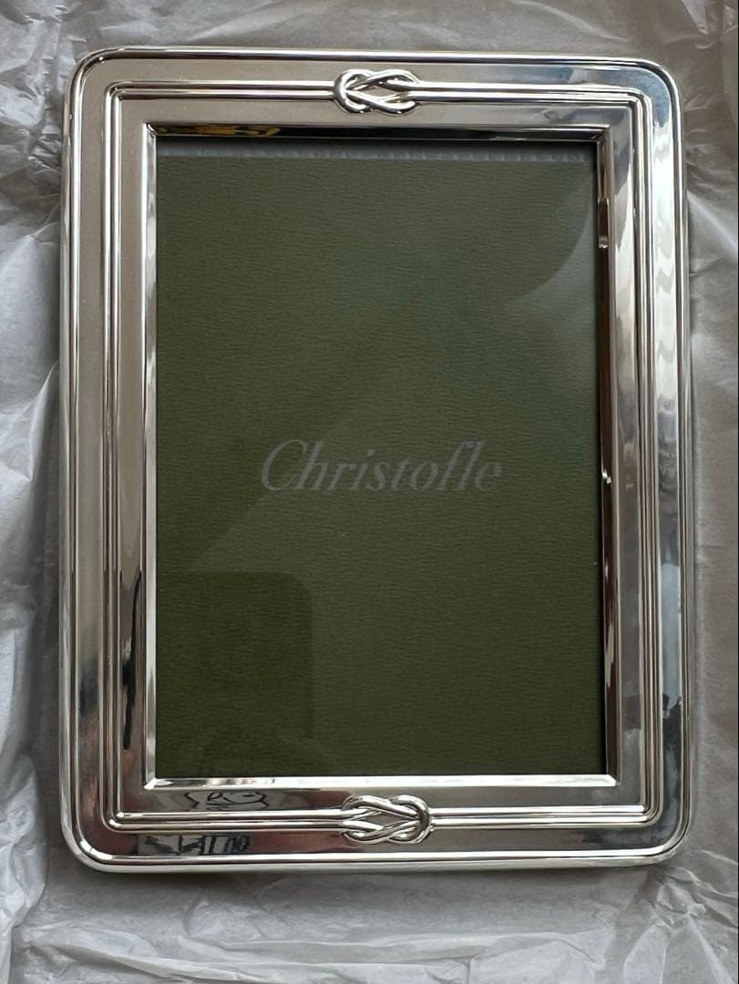 【新品未使用】クリストフル　フォトフレーム　　銀製　写真立て