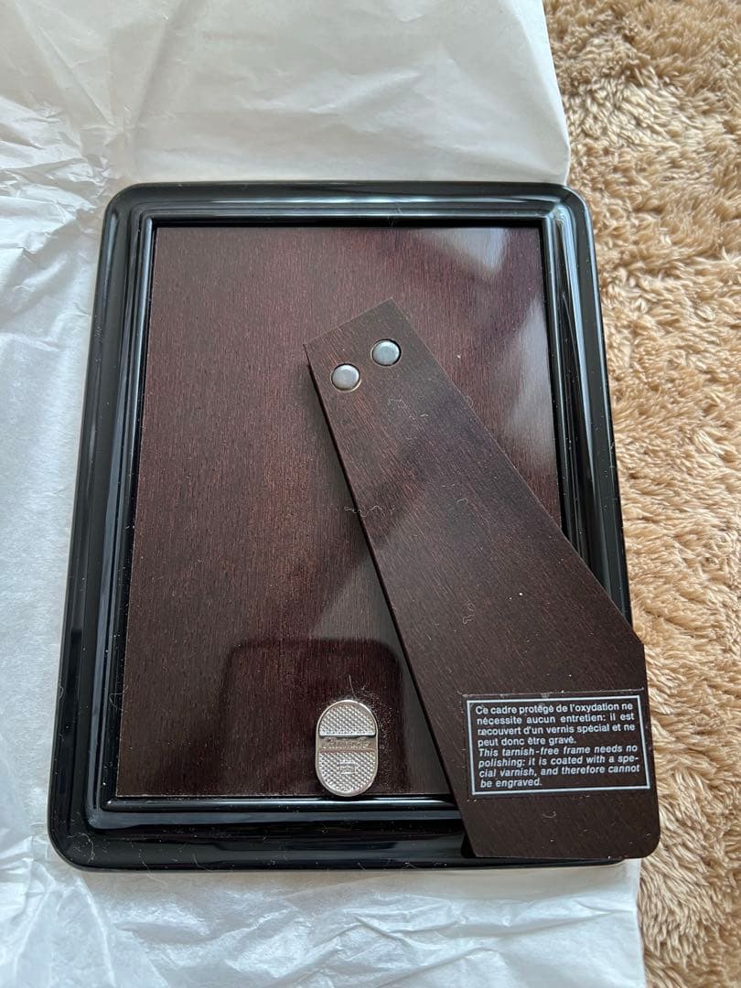 【新品未使用】クリストフル　フォトフレーム　　銀製　写真立て