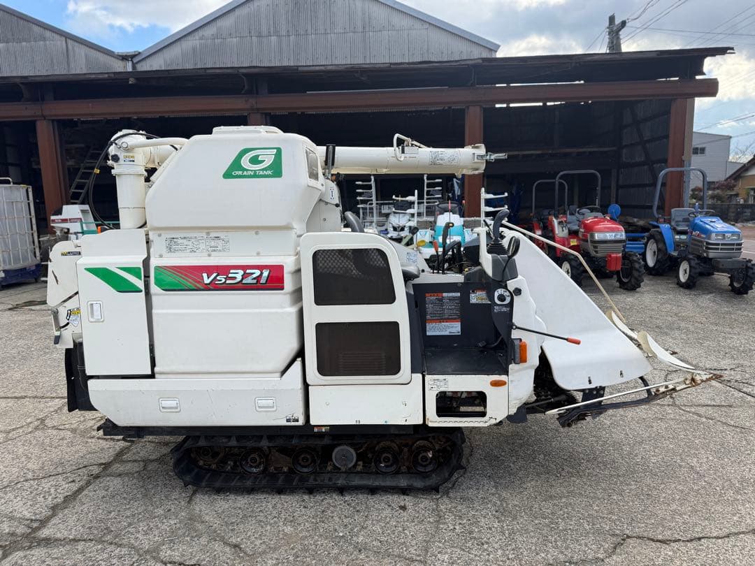 「新潟県長岡市発」三菱コンバインVS321 3条　21馬力ディーゼル動作確認済み