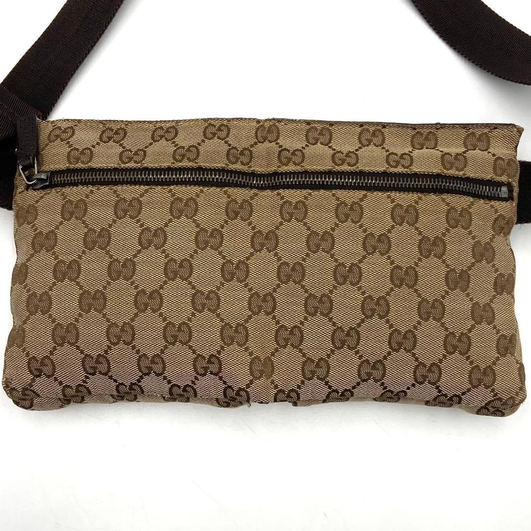GUCCI GGキャンバス ボディバッグ ウエストバッグ 28566 グッチ