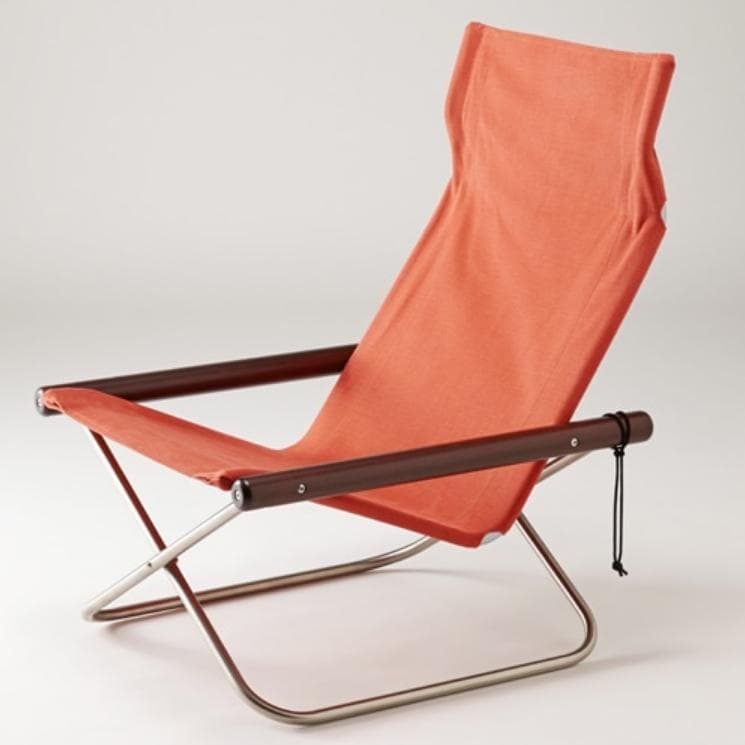 ニーチェアエックス ダークブラウン／レンガ