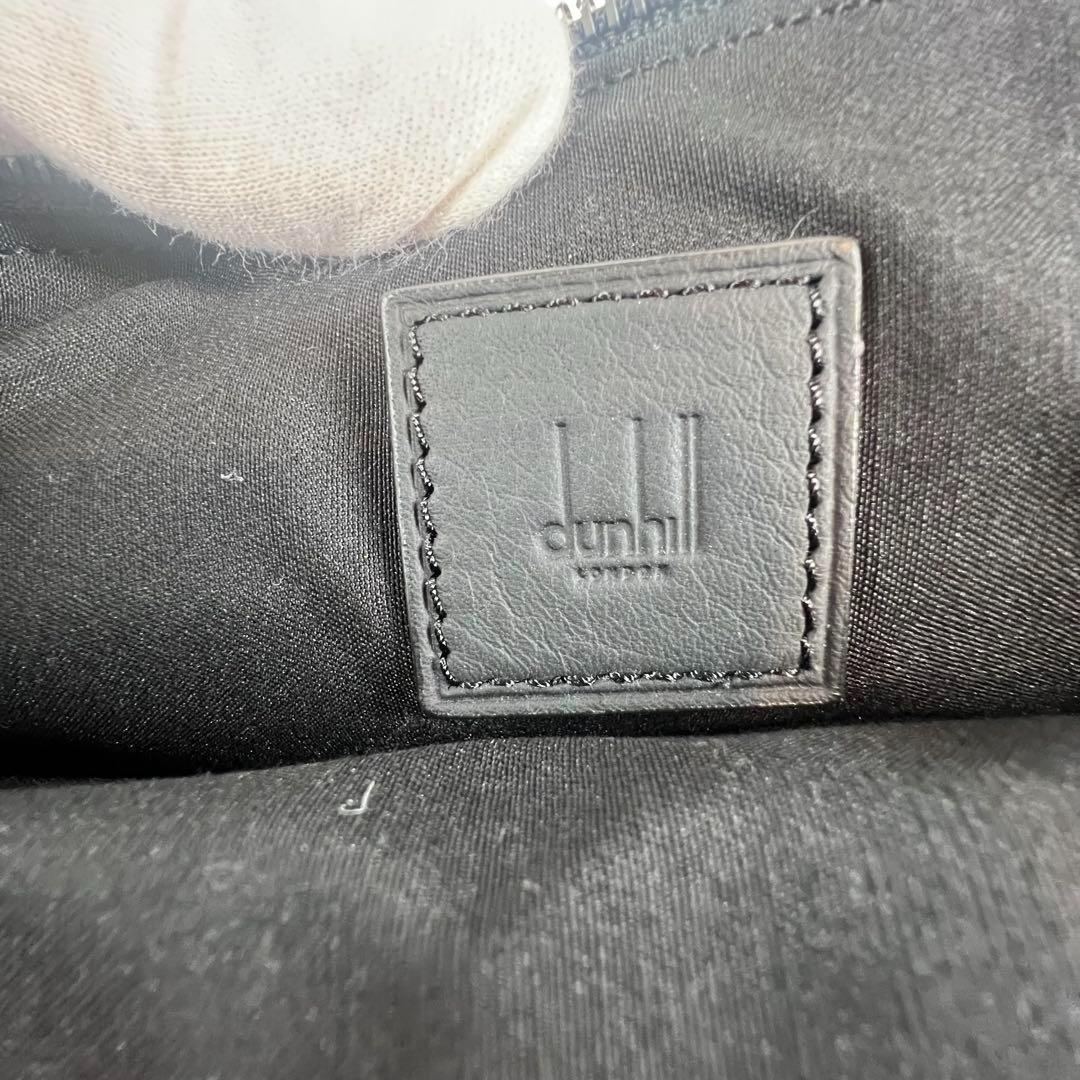 【未使用級】ダンヒル ショルダーバッグ メッセンジャーバッグ レザー ブラック